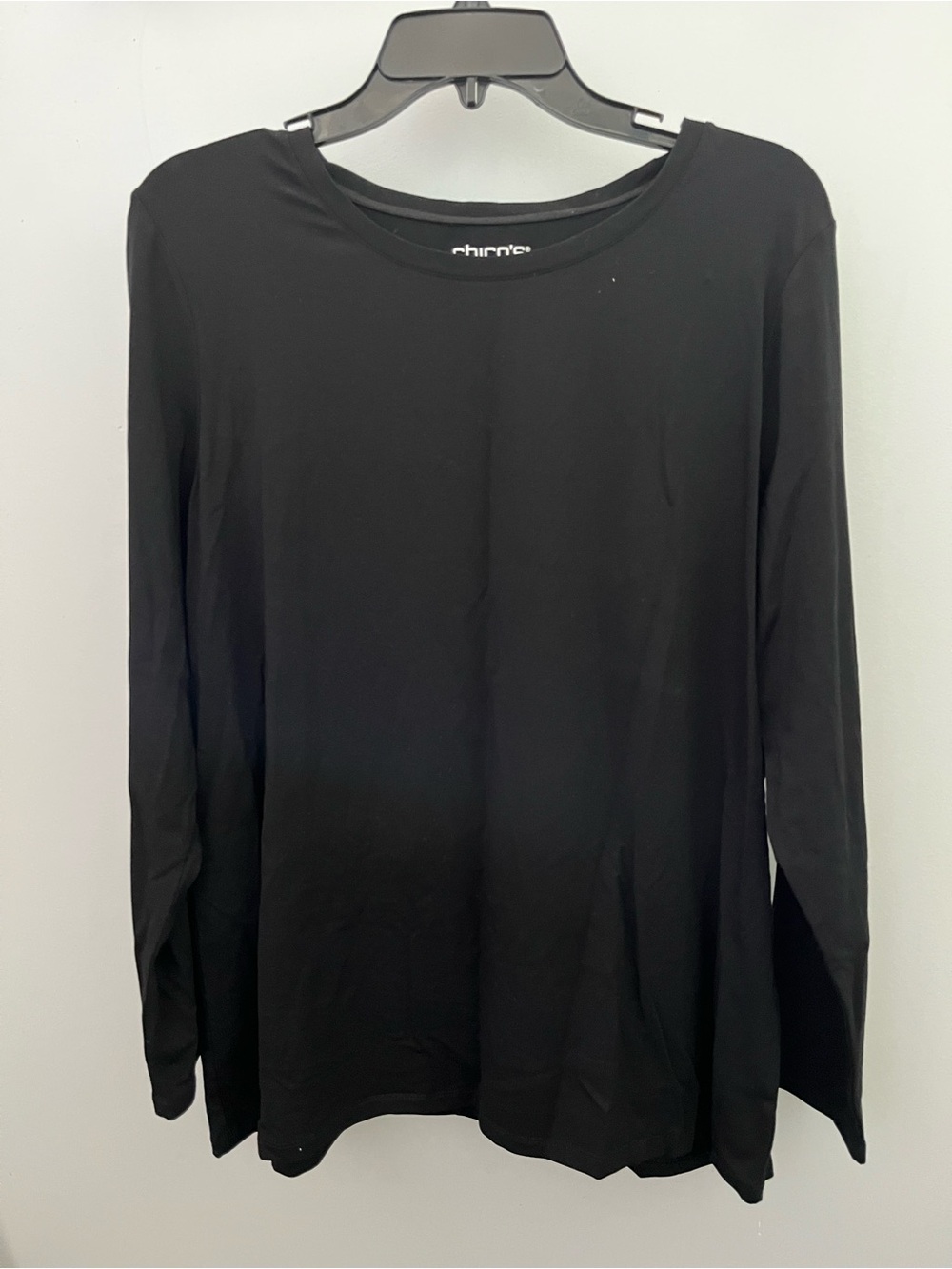 Women’s Chico's Black Long Sleeve Shirt